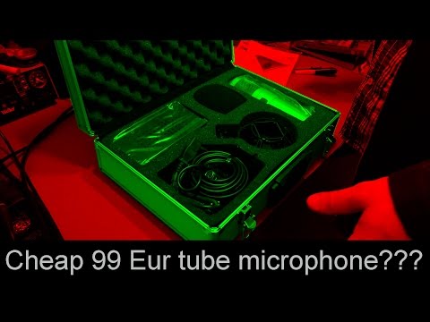 Cheap 99 Eur tube microphone - JustMusic.de - Behringer T1 teardown
