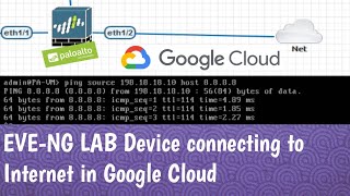 EVE-NG Device Connecting to Internet | Home Lab |  Free EVE-NG Lab on Google Cloud