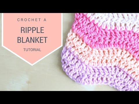 CROCHET: How to crochet the Ripple blanket | Bella Coco