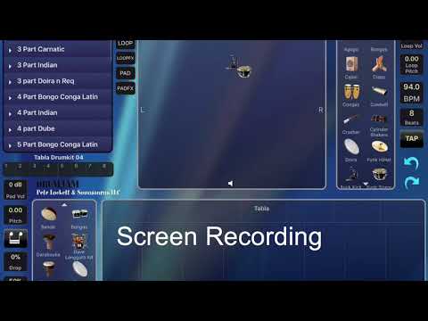Drumjam, Best Indian percussion and beats instrument app for apple iPad/iPhone