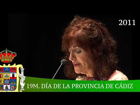 Memoria del 19M, Día de la Provincia de Cádiz. Elvira Lindo