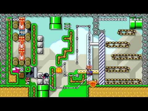 ちょっとした謎解き?　mini_mystery 再投稿 by スライムヨッシー - SUPER MARIO MAKER - No Commentary