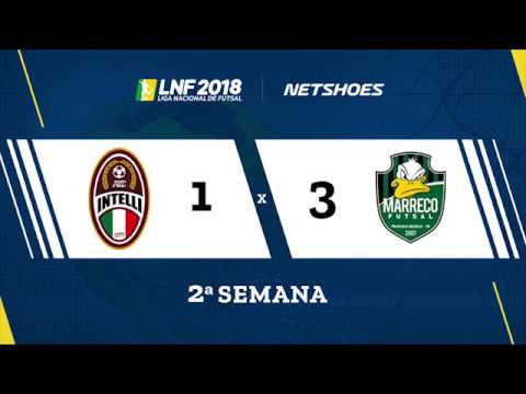 LNF2018 - Intelli 1 x 3 Marreco - Gols - 2ª Rodada
