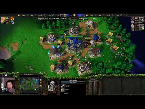 ANGRY_KOREA_MAN (HU) vs Heat (NE) - Recommended - WarCraft 3 - Blood Mage vs Dark Ranger - WC3804