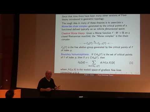 Ralph L. Cohen | Floer homotopy theory, old and new