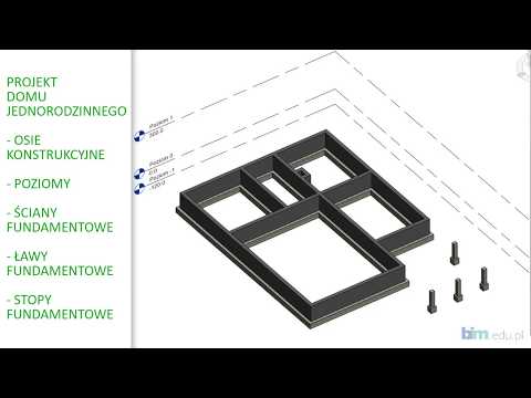 REVIT - Projekt domu jednorodzinnego - Fundamenty cz.1