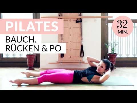 32 Min Pilates für Bauch, Rücken & Po
