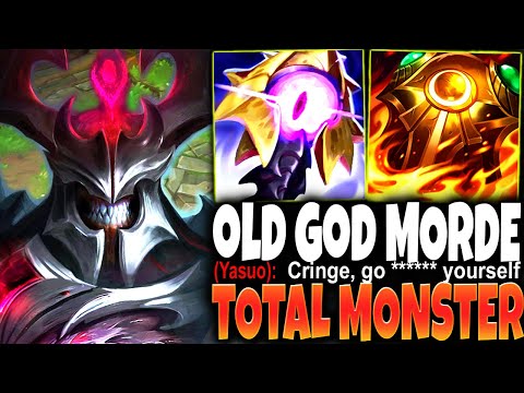 NEW OLD GOD MORDEKAISER SKIN SO GOOD SO MONSTROUSSSSSS (Patch 13.20 Immortal Morde Build tilt Yasuo)