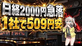 日経2000円急落の正体