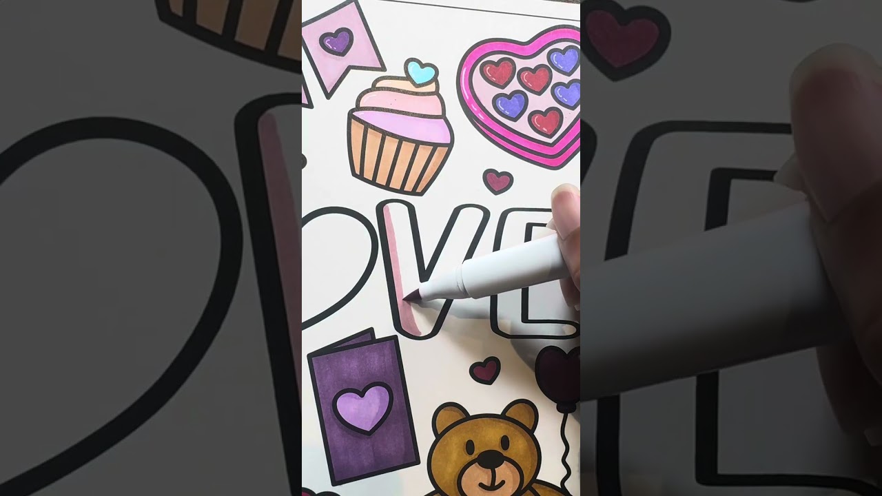 Love | Love Printable Coloring Page