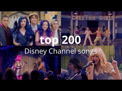 top 200 disney channel songs