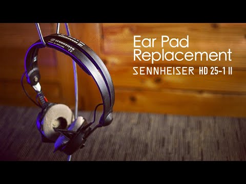 使用歴10年弱の愛用モニターヘッドホンのボロボロイヤーパッドを初めて交換してみた。【ZENNHEISER HD25-1 II 】