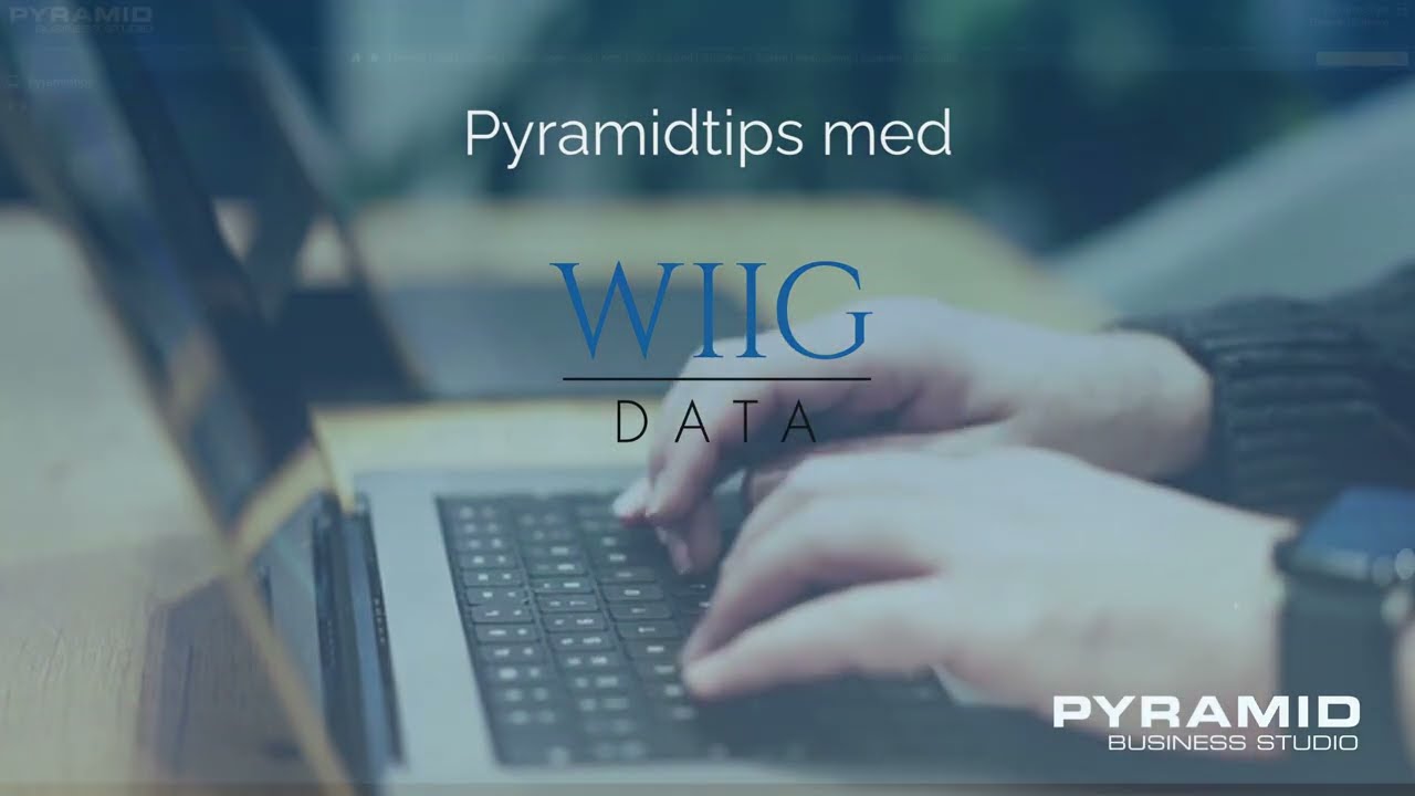 Skapa genvägar i Pyramid