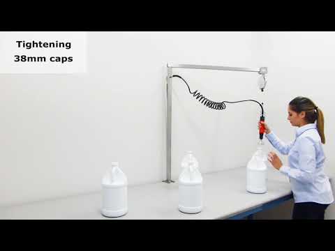 Cap Tightener Tightens Caps Easily & Accurately