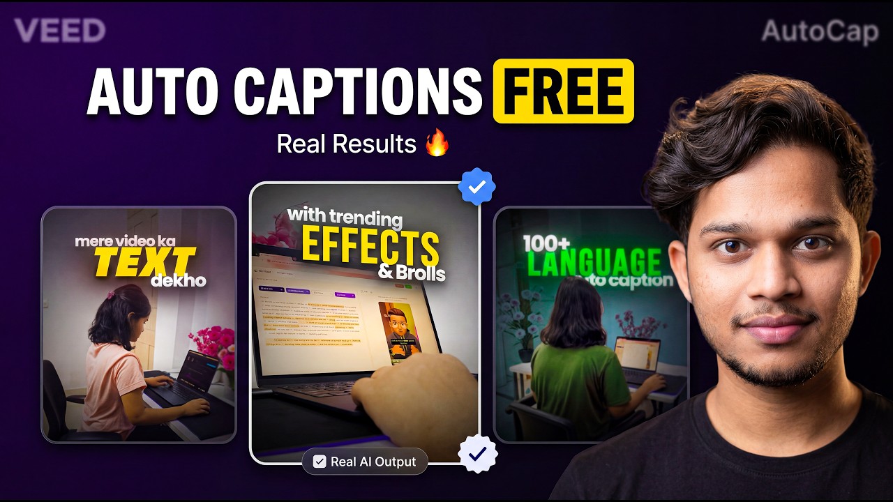 3 Best Free AI Auto Caption Apps (No Watermark) | Auto Caption Generator for Video