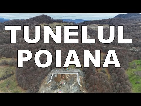 ȘANTIER  Tunelul Poiana de pe Autostrada Sibiu Pitești