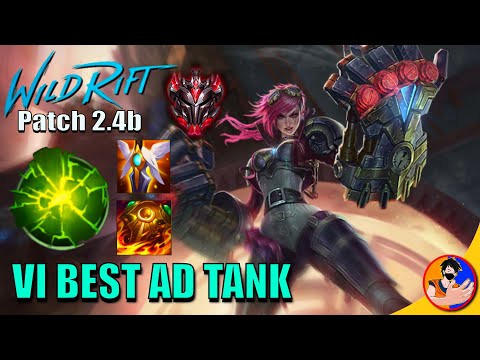 Vi TANK but still do damage | Build and runes | WILD RIFT SEASON 3 Patch 2.4b