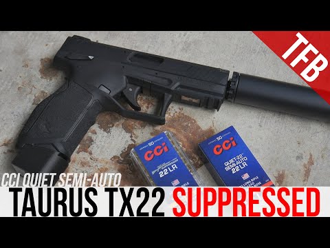 Cheapest Gun/Silencer Combo That Works: Taurus TX22 and CCI Quiet Ammo