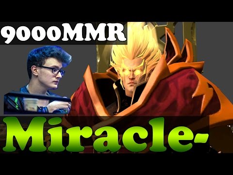 Miracle- 9000MMR Invoker 27kills - Full Game Dota 2