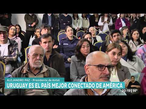 Uruguay primero en América en llevar fibra óptica a todas las localidades de más de mil habitantes