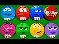 Satisfying Video Top Unpacking Rainbow Skittles And Chocolate M M S Candy From Mystery Tins ASMR