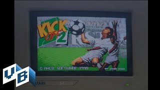 Kick Off 2 on my Atari STFM and SC1224 Monitor