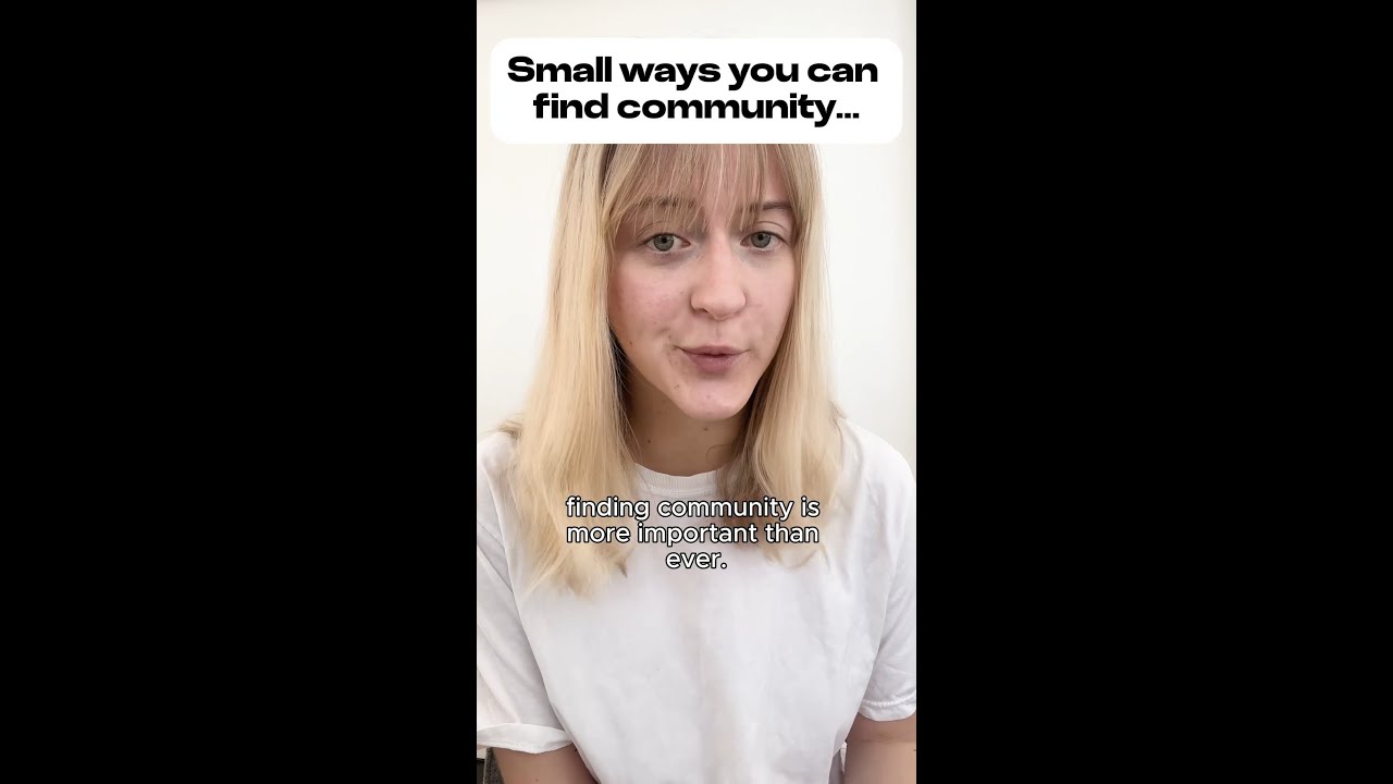 How young people can find community