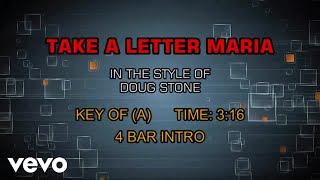 Doug Stone - Take A Letter Maria (Karaoke)