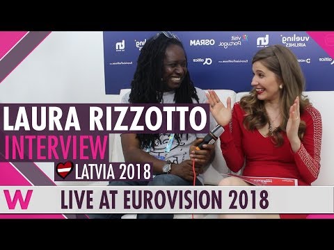 Laura Rizzotto (Latvia) Interview  @ Eurovision 2018 | wiwibloggs