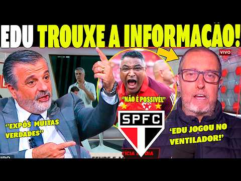 AGORAA!! NOITE AGITADA NO SPFC!! EDUARDO AFONSO TROUXE A INFORMAÇÃO DO SÃSO PAULO HOJE!