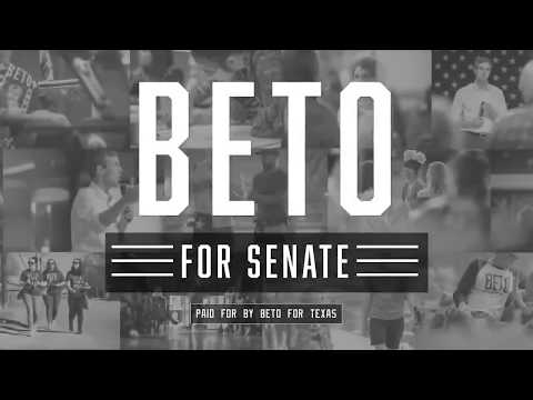 Beto for senate campaign video
