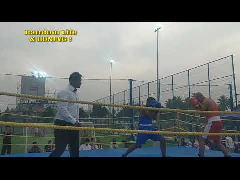 #AmateurBoxing Indian Boxing Adil in red vs Ruvin in blue #Boxing #fight