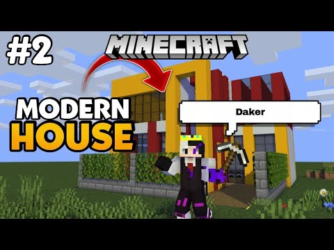 "EPIC MODERN HOUSE BUILD | Minecraft Survival" #gaming