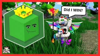 Maka defeating Slime King / how to defeat Slime King - Islands (Roblox)!
