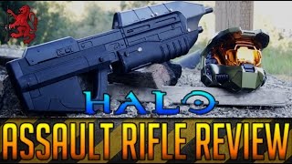 HALO ASSAULT RIFLE MA5B AIRSOFT GUN REVIEW - LAND WARRIOR AIRSOFT