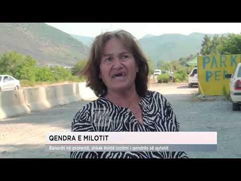 Qendra e Milotit, banorët në protestë