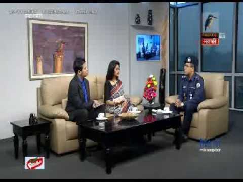 মাছরাঙা টেলিভিশনে পুলিশ সুপার, বরগুনা