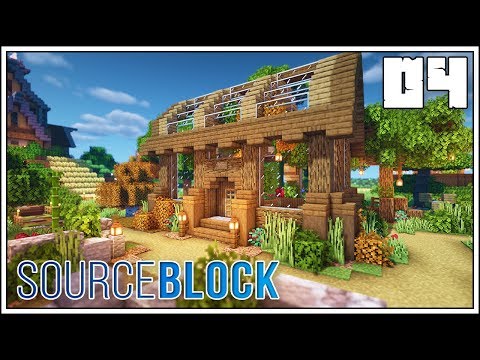 SourceBlock: Episode 4 - OUR FIRST SHOP!!! [Minecraft 1.14 Survival Multiplayer]