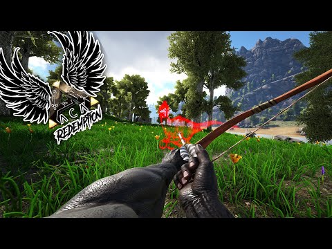 DERROTAMOS NOSSO VIZINHO INFORTUNO!!! ep.03 - ARK ACA REDEMPTION VOLCANO