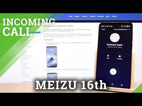 Incoming Call Screen in Meizu 16th – Discover Available Options in Incoming Call Screen