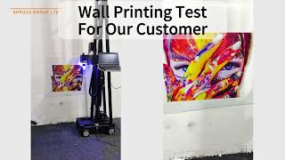 3D 5D UV Wall Printing Machine Portable Wall Printer Business