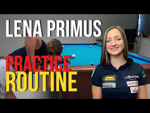 Current Junior World 9-Ball Champion Lena Primus showing us her preferred practice exercise