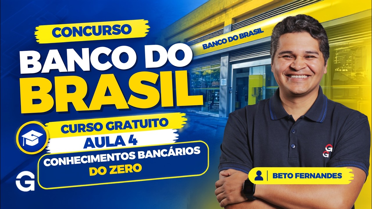 Curso Gratuito Banco do Brasil | (Aula 4) Conhecimentos Bancários: Mercado de Capitais -Parte 2