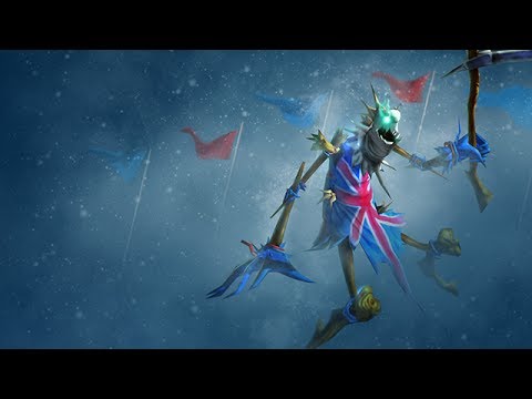 Union Jack Fiddlesticks Skin - Winter Games Skins - League of Legends