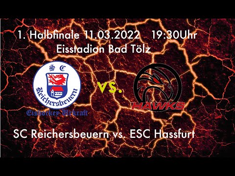 Teaser zum 1. Halbfinale Landesliga Bayern 21/22 SC Reichersbeuern vs. ESC Hassfurt am 11.03.2022