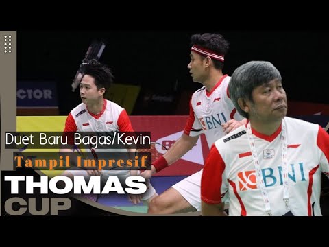 Thomas Cup 2022, Pasangan Baru Kevin/Bagus Tampil Agresif, Indonesia Melaju Ke Babak Perempat Final