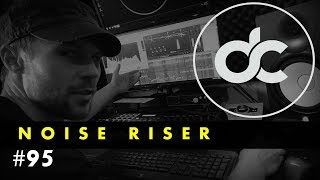 White noise riser effect with tape delay