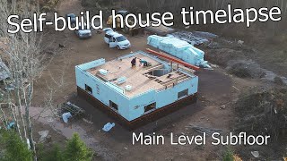 4-5.11.2023 - Installing the Main Level Subfloor on our Nudura ICF Self Build!
