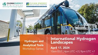 International Hydrogen Landscapes: Hydrogen and Analytical Tools Workshop Series