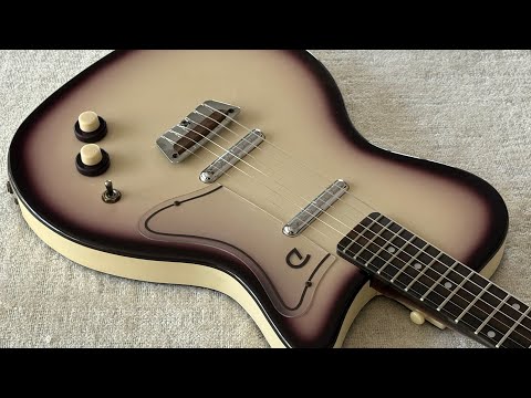 1998-1999 Danelectro 56 U-2 Rare Burgundy Burst Purple Burst Finish MIK Korea 1st Reissue image 19